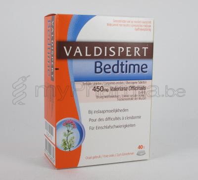 VALDISPERT BEDTIME 450 MG 40 TABL                (geneesmiddel)
